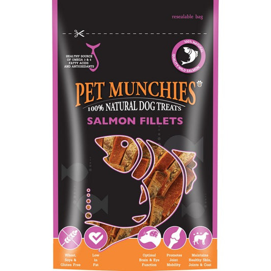 Pet Munchies Salmon Fillets 90g