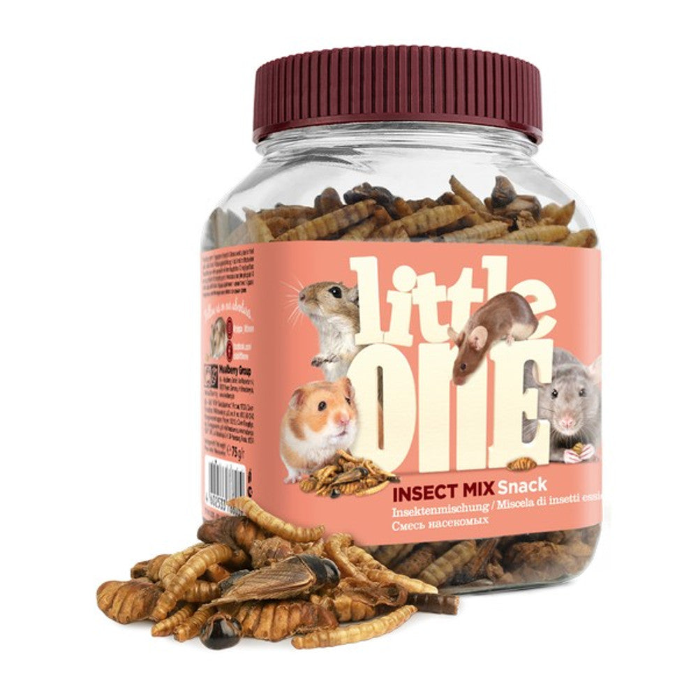 Little One Insect Mix. Snack For Omnivores Small Mammal 75G